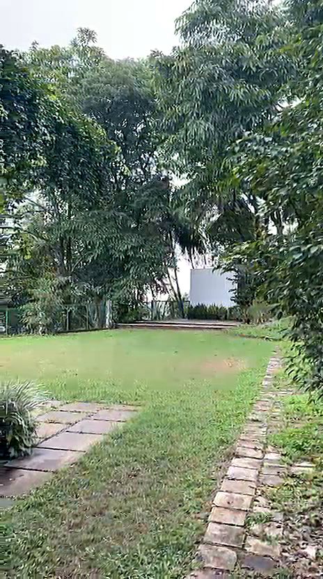 Covered garden veranda