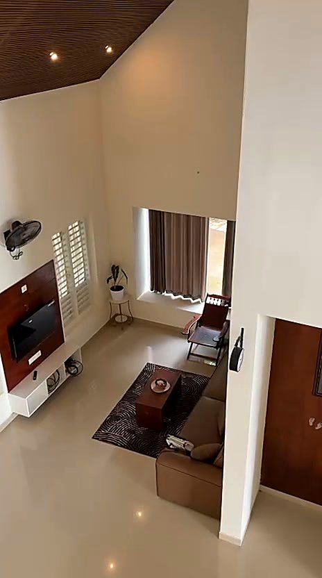 Looking down into the hall from The Majlis